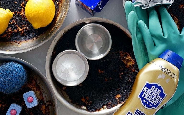 We Tried 5 Methods for Cleaning Discolored Stainless Steel Pans